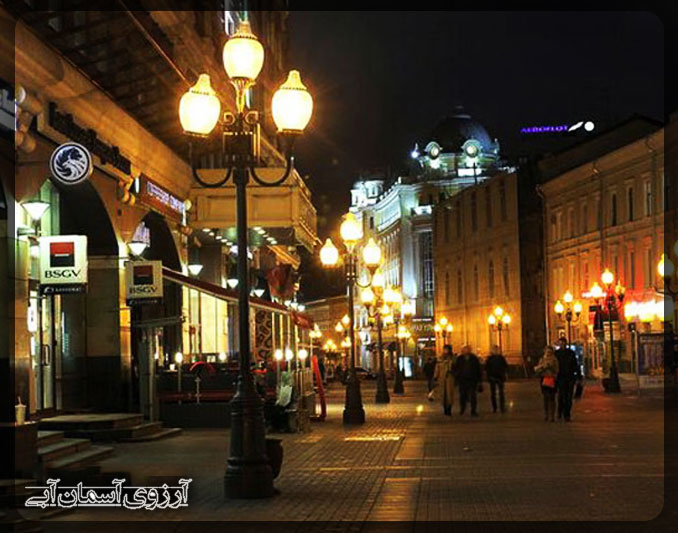 نصب ۴۰ هزار چراغ در معابر مسکو