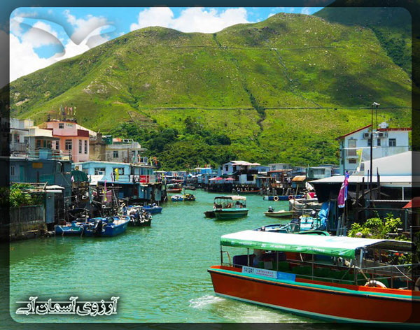 دهکده ماهیگیری تای او هنگ کنگ