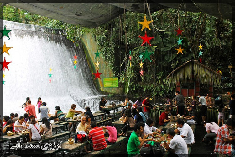 ویلا اسکودرو رستورانی آبشاری در کشور فیلیپین