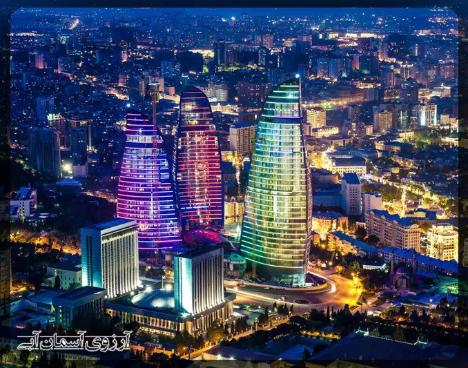 برج-شعله-باکو-آذربایجان