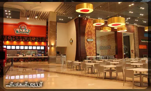 فودکورت دبی مال _ آسمان آبی