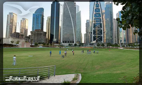 پارک جی ال تی دبی _ آسمان آبی