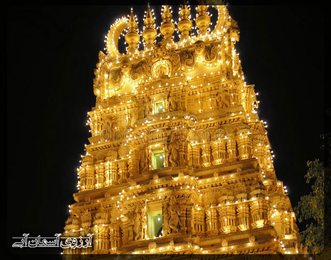معبد سری کانداسوامی کویل کوالالامپور _ آسمان آبی