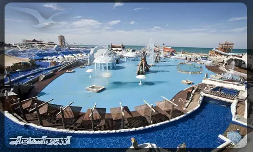 پارک آبی آیسلند دبی _ آسمان آبی