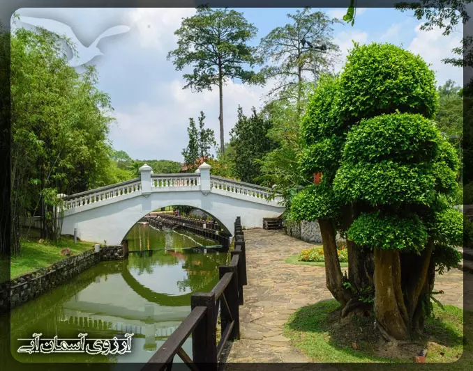 باغ گیاهشناسی پردانا کوالالامپور _ آسمان آبی